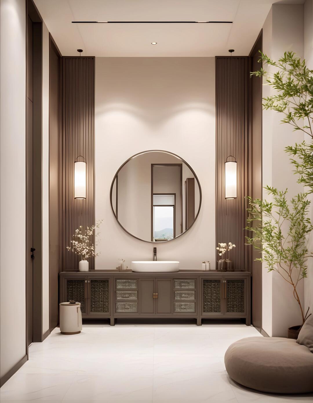 新中式家居美学｜在传统与现代间，造一处雅致烟火家-67