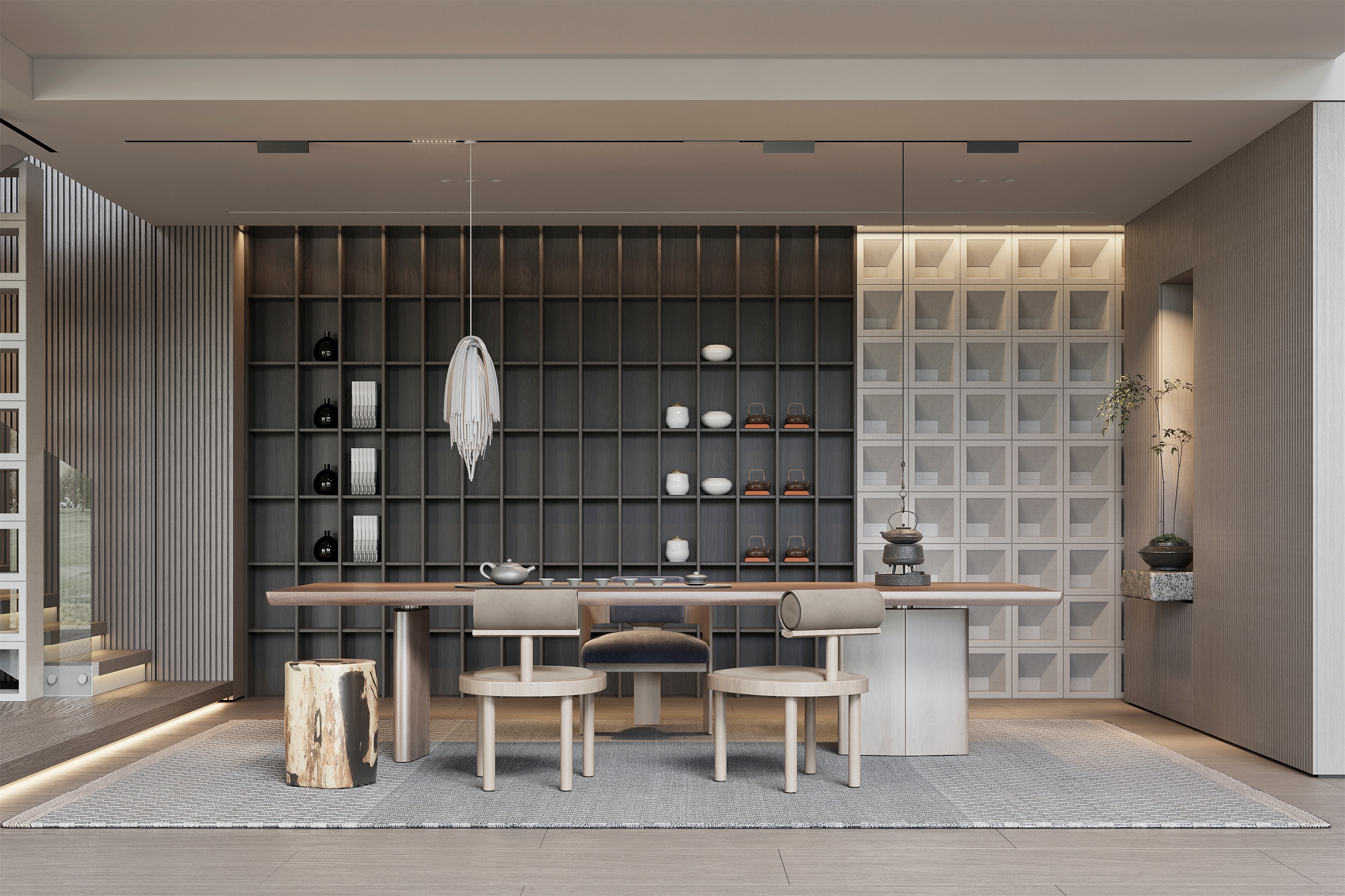 绝美茶室设计｜中式茶空间的 N 种高级打开方式