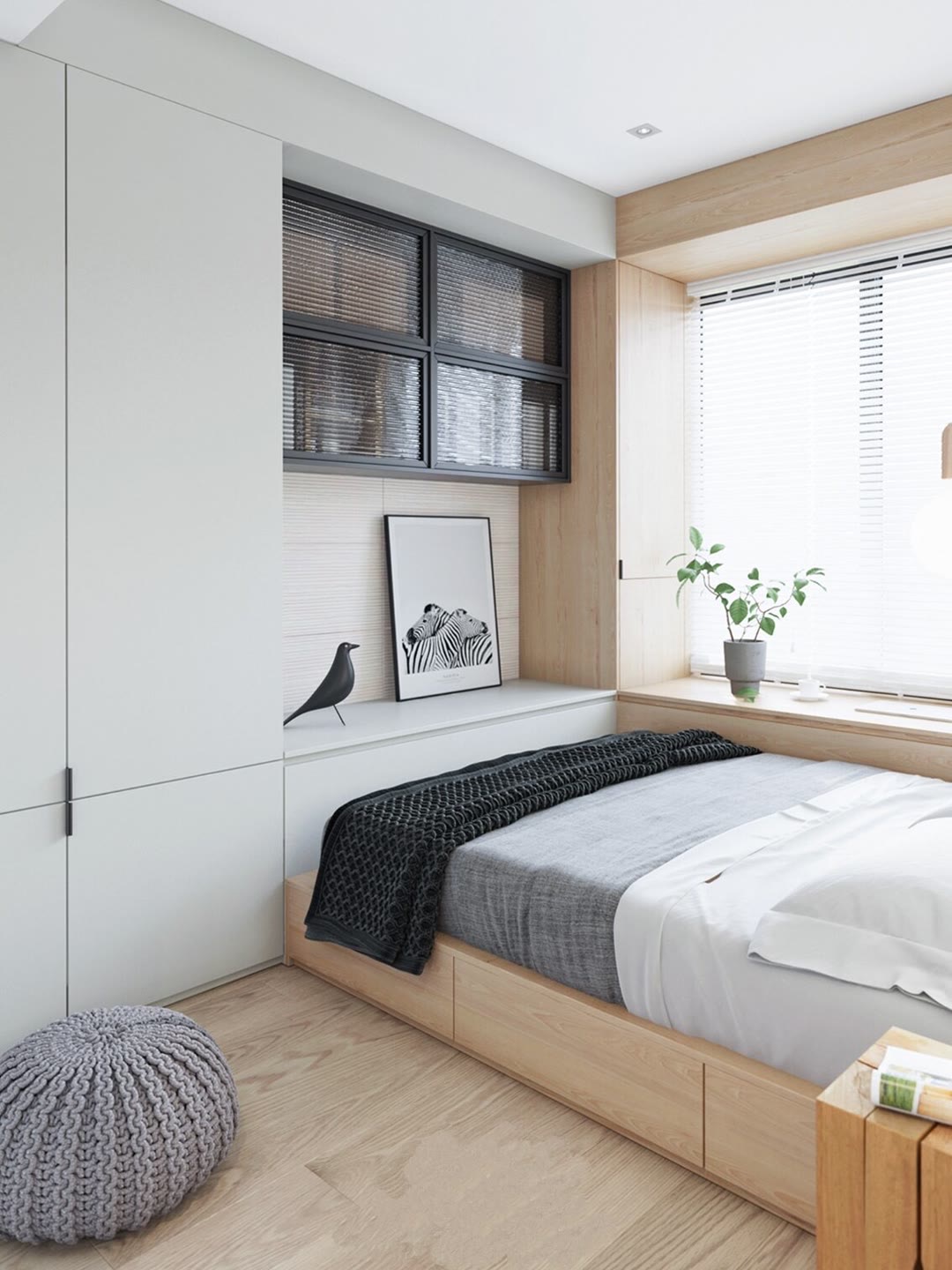 小空间救星!榻榻米把 “睡卧 + 办公 + 收纳” 全拿捏