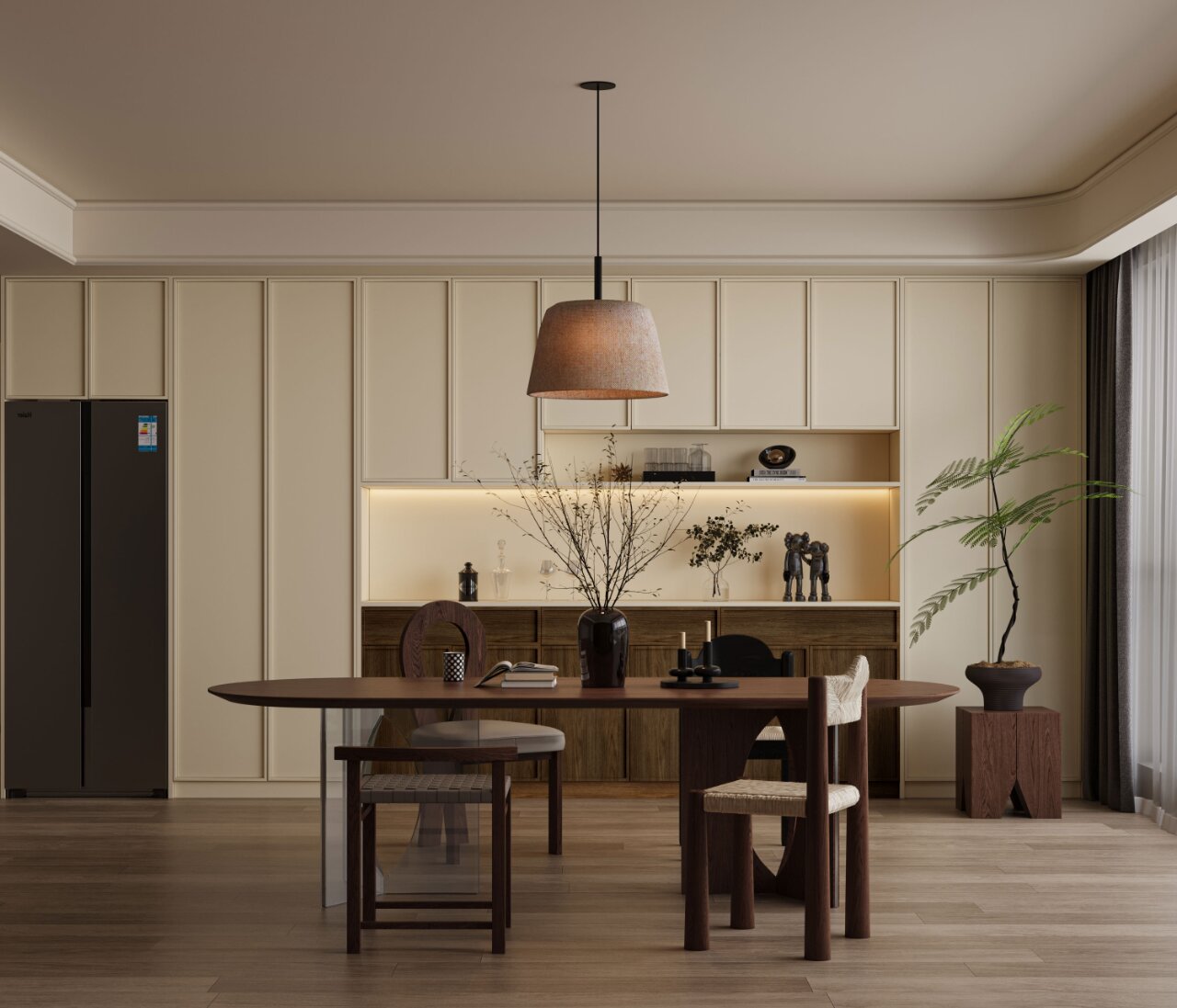 中古风柜子：复古与实用的温柔碰撞