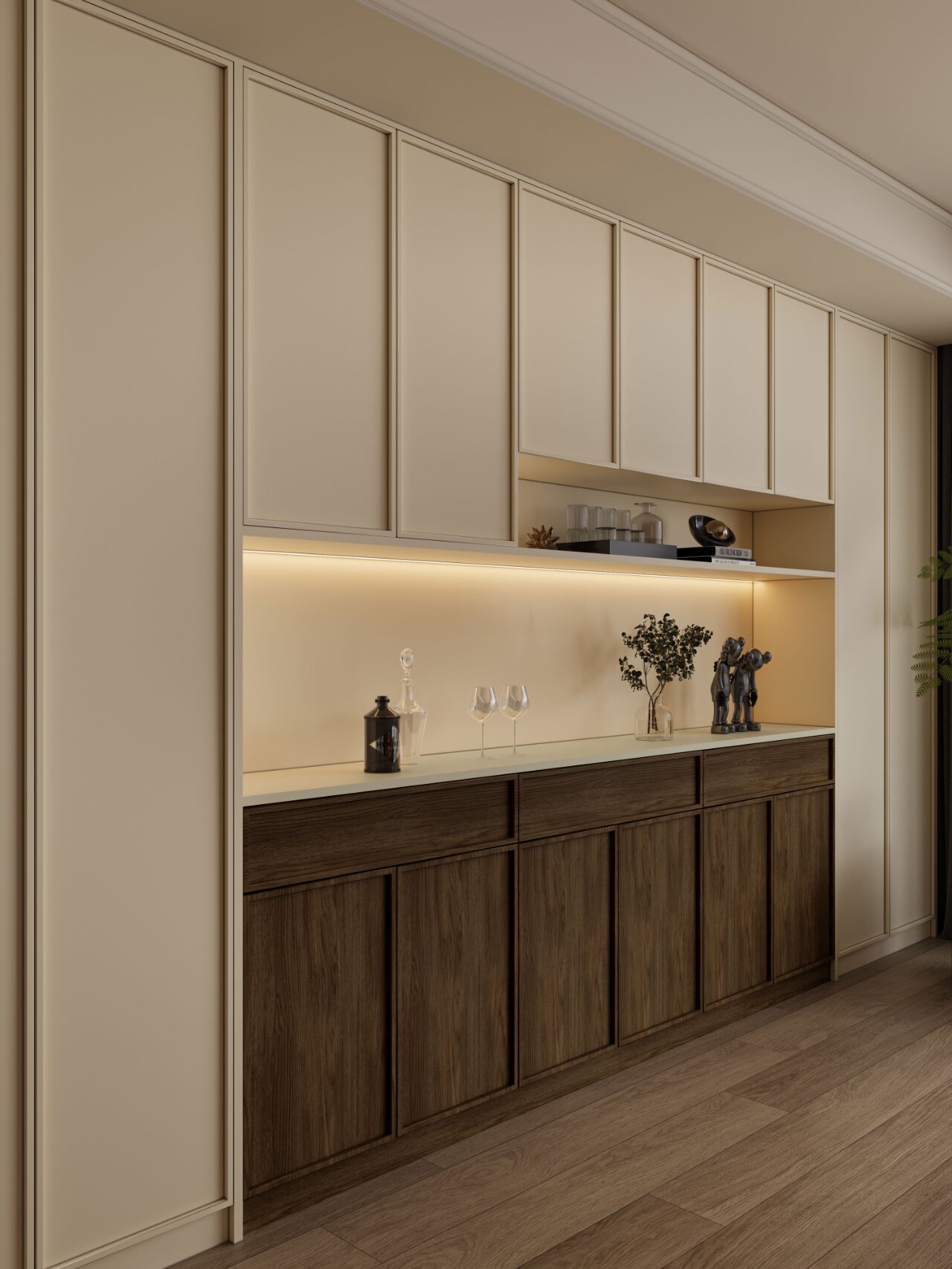 中古风柜子：复古与实用的温柔碰撞