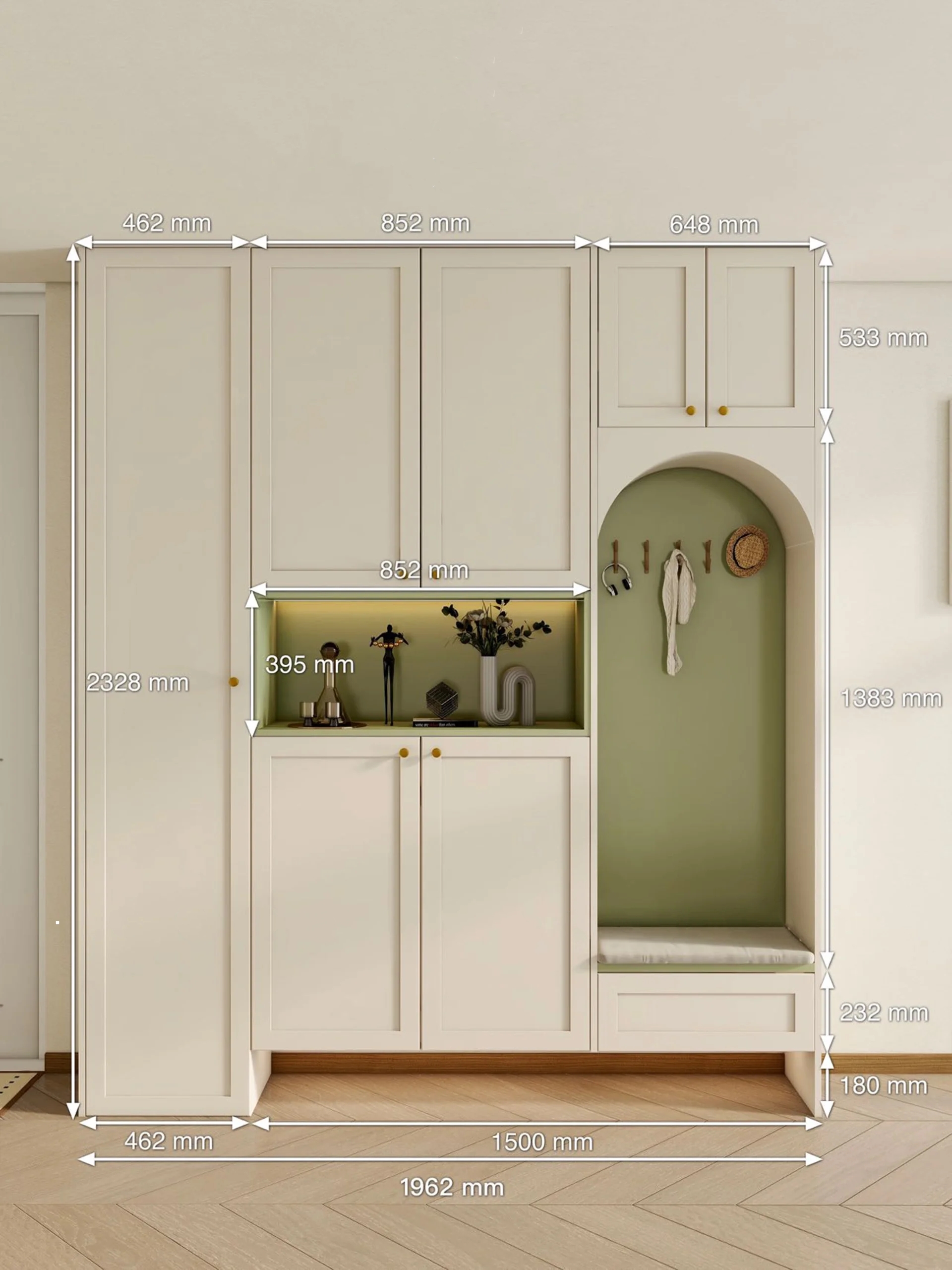 中古风柜子：复古与实用的温柔碰撞