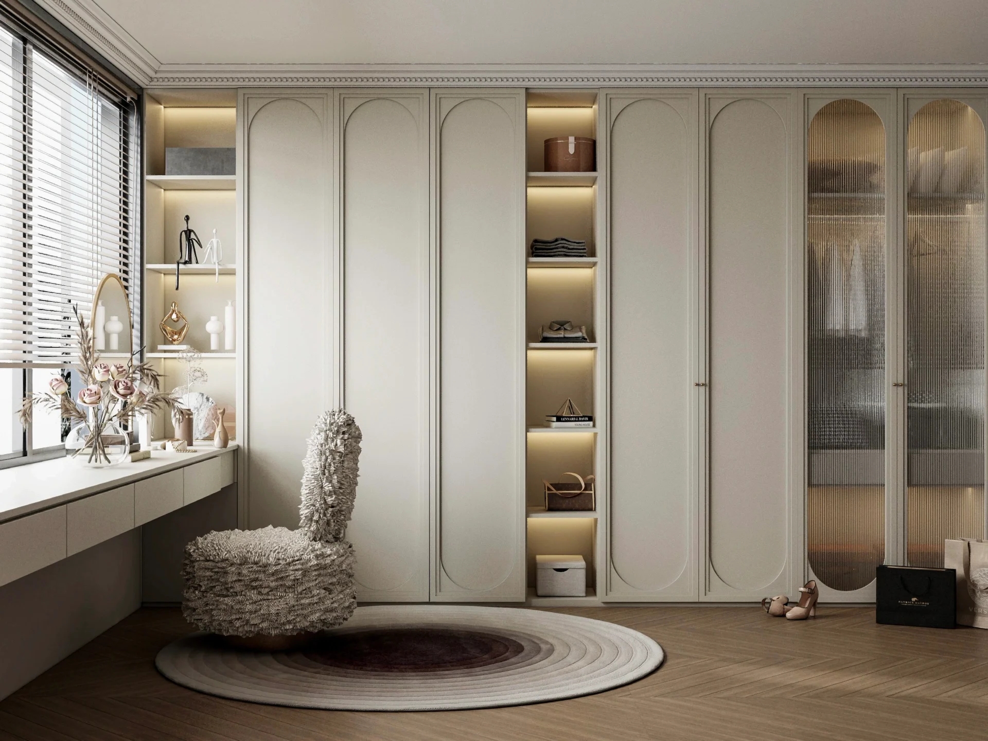 中古风柜子：复古与实用的温柔碰撞