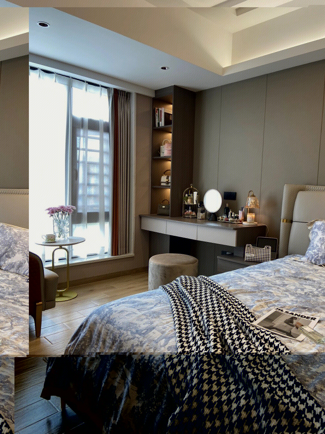 颜值梳妆台案例，化妆收纳一步到位