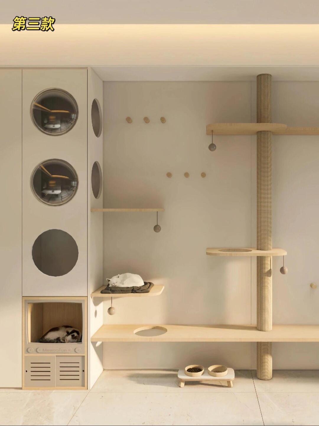 打造专属猫咪别墅，铲屎官省心不杂乱