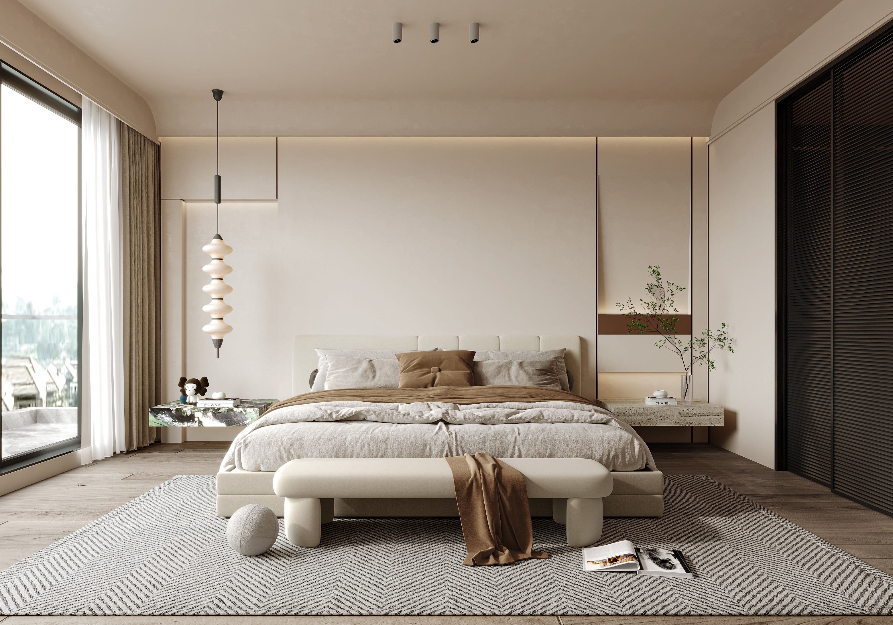 卧室侘寂风案例赏析