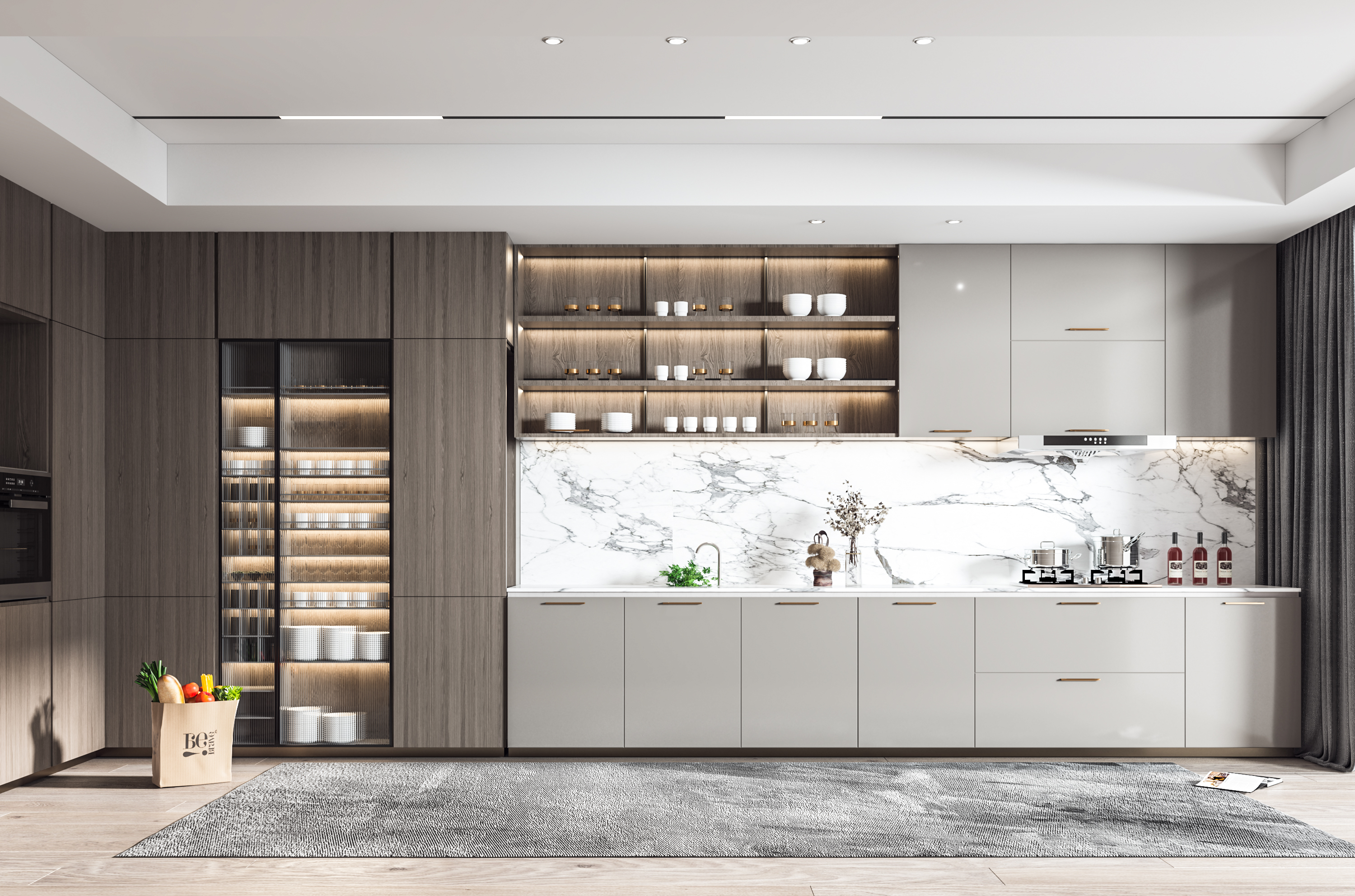 厨房效果图案例赏析