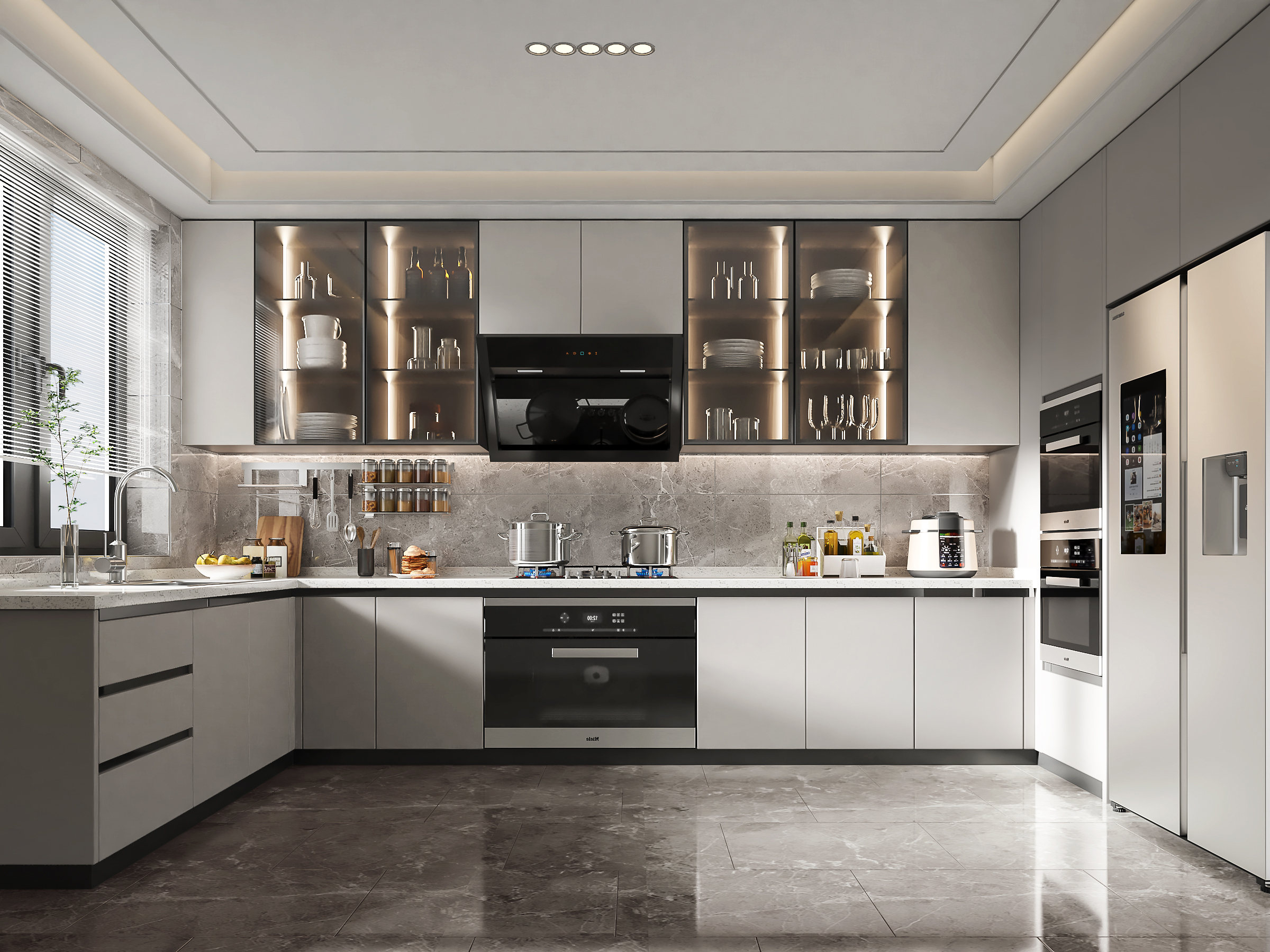 厨房效果图案例赏析