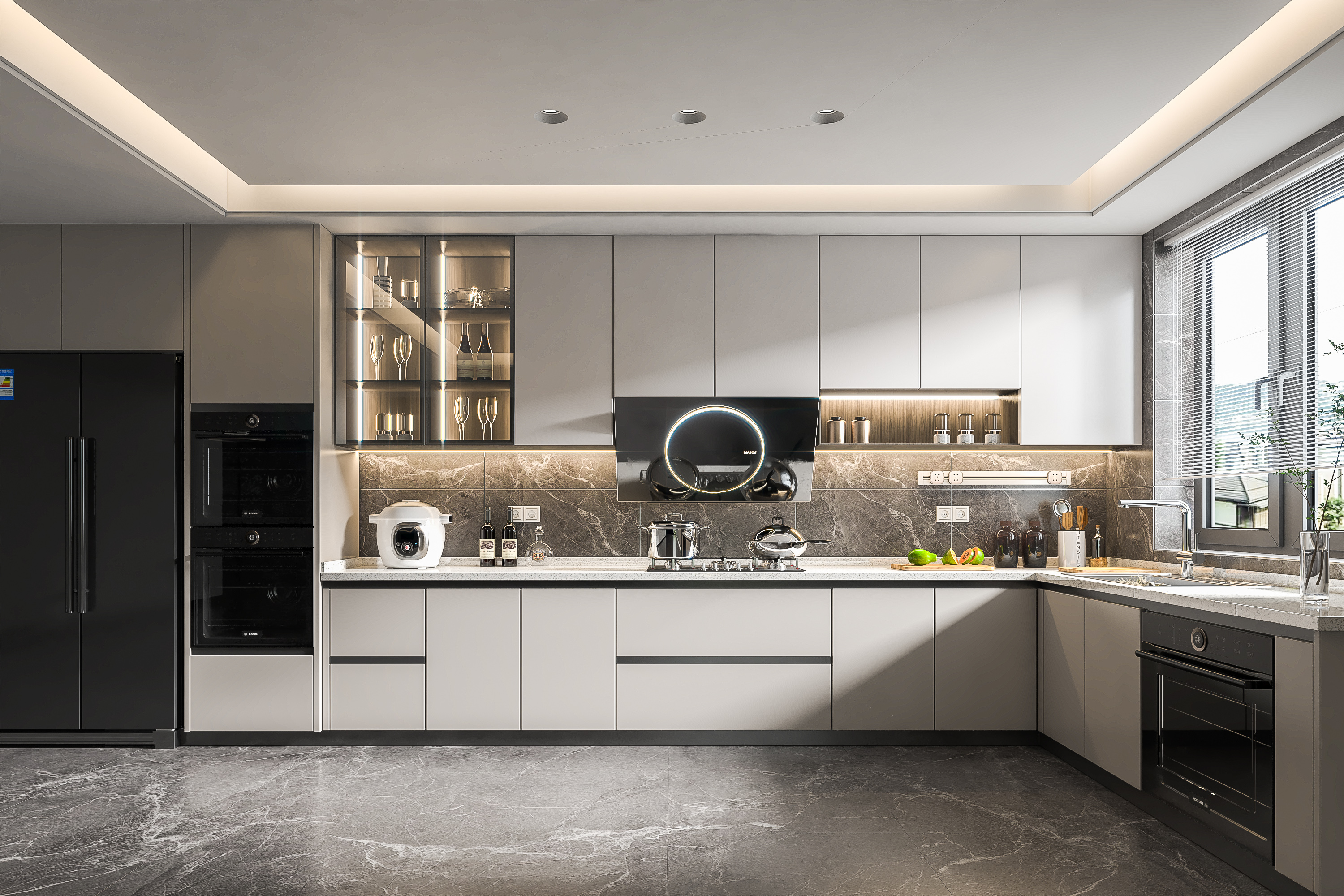 厨房效果图案例赏析