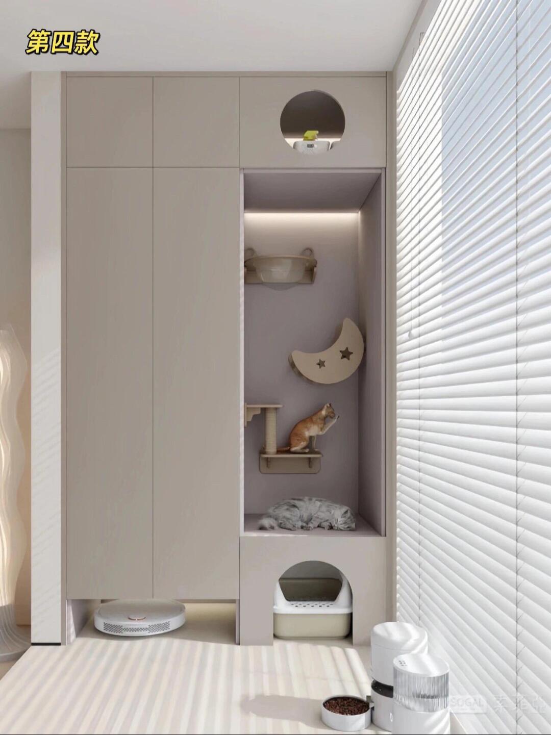 养猫家庭必看｜这样做猫柜才高级